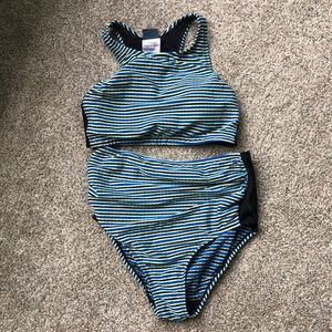 Beach Bump high waisted maternity swim suit